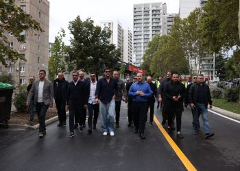 გლდანში სანდრო ახმეტელის რეაბილიტირებული ქუჩა გაიხსნა