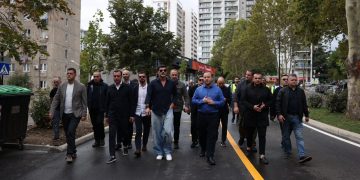 გლდანში სანდრო ახმეტელის რეაბილიტირებული ქუჩა გაიხსნა