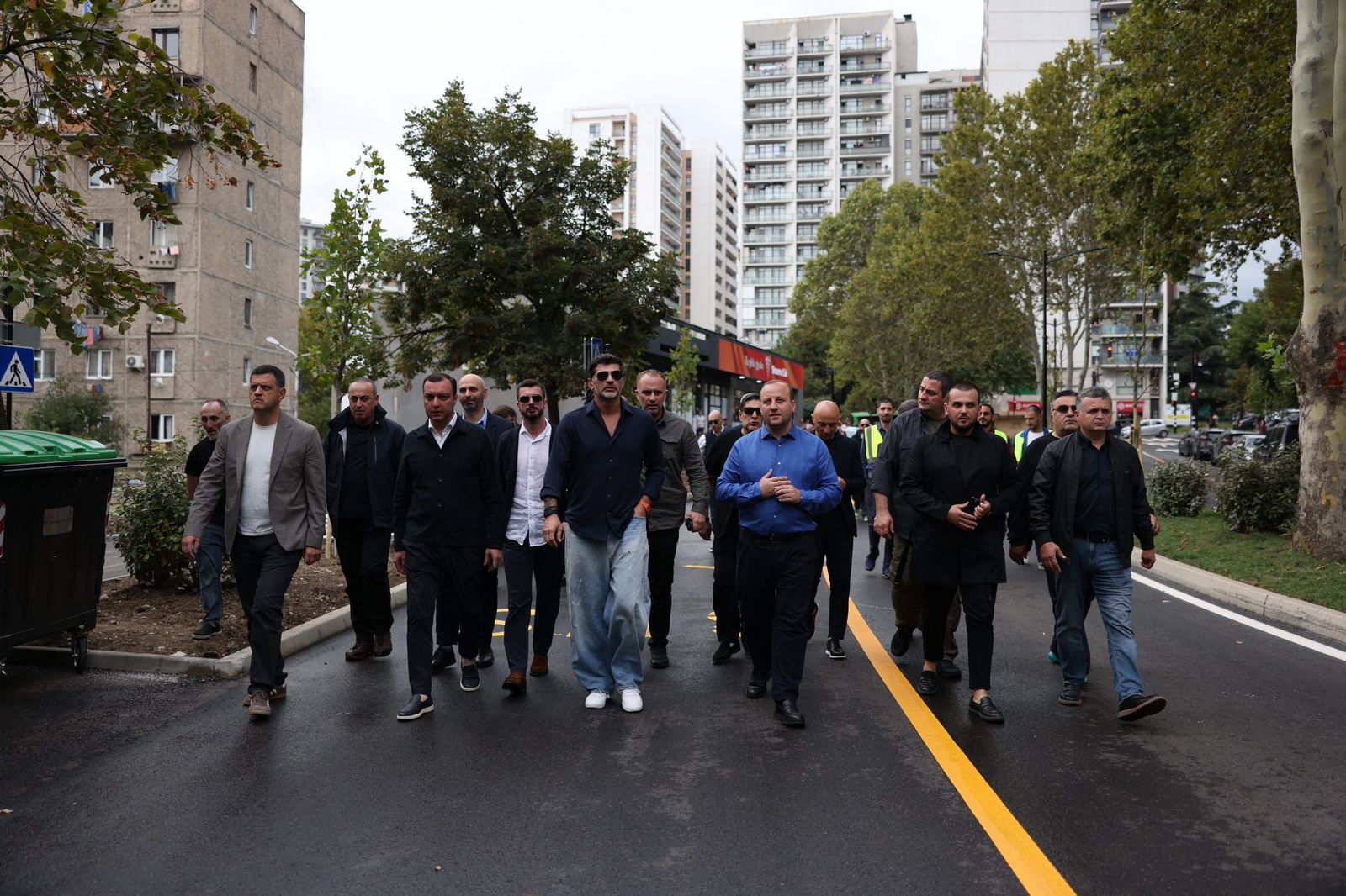 გლდანში სანდრო ახმეტელის რეაბილიტირებული ქუჩა გაიხსნა