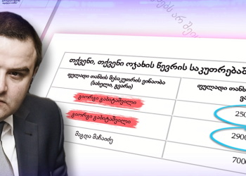 $290 000 და ₾250 000 – ფული მუთაქაში – $290 000 და ₾250 000 – სანქცირებული ყოფილი გენპროკურორი ფულს ქეშად ინახავს?