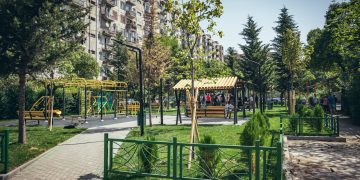 გლდანის მე-7 მიკრორაიონის N10 კორპუსთან რეკრეაციული სივრცე განახლდა