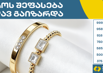 21 ოქტომბრიდან ექსპრეს ლომბარდში ოქროს შეფასება გაიზარდა: მიიღე მეტი თანხა შენი ძვირფასი ნივთის სანაცვლოდ!