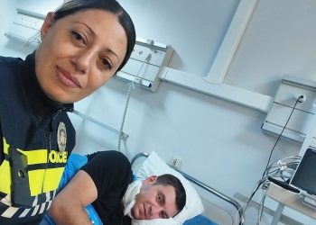 ,,გადავრჩით… მილიმეტრებით აცდენილი არტერიასთან“ – პატრულ-ინსპექტორი ფოტოს აქვეყნებს