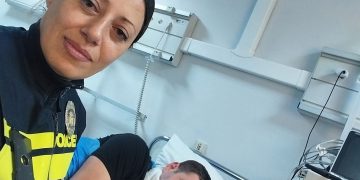,,გადავრჩით… მილიმეტრებით აცდენილი არტერიასთან“ – პატრულ-ინსპექტორი ფოტოს აქვეყნებს