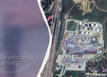 ყირიმში ძლიერი აფეთქებები მოხდა – იწვის ნავთობბაზა