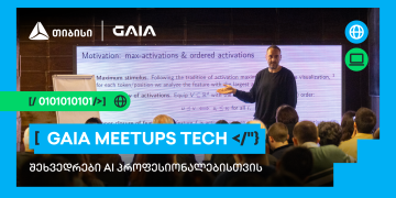 თიბისის და GAIA-ს პარტნიორობით AI პროფესიული შეხვედრების სერია – GAIA Meetup გრძელდება