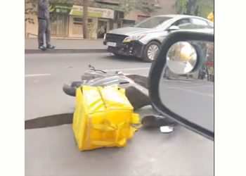 “გუშინ ერთი კურიერი 2-ჯერ გადაურჩა სიკვდილს” – ავარია ნუცუბიძის ქუჩაძე