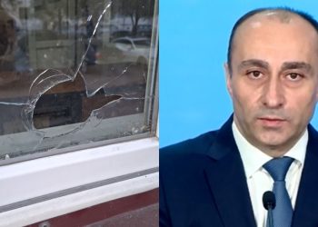 შსს ჩამსხვრეულ ფანჯრებში და პოლიციის შენობის დარბევისთვის სასჯელად 5 დღიანი ციხე