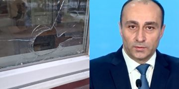 შსს ჩამსხვრეულ ფანჯრებში და პოლიციის შენობის დარბევისთვის სასჯელად 5 დღიანი ციხე