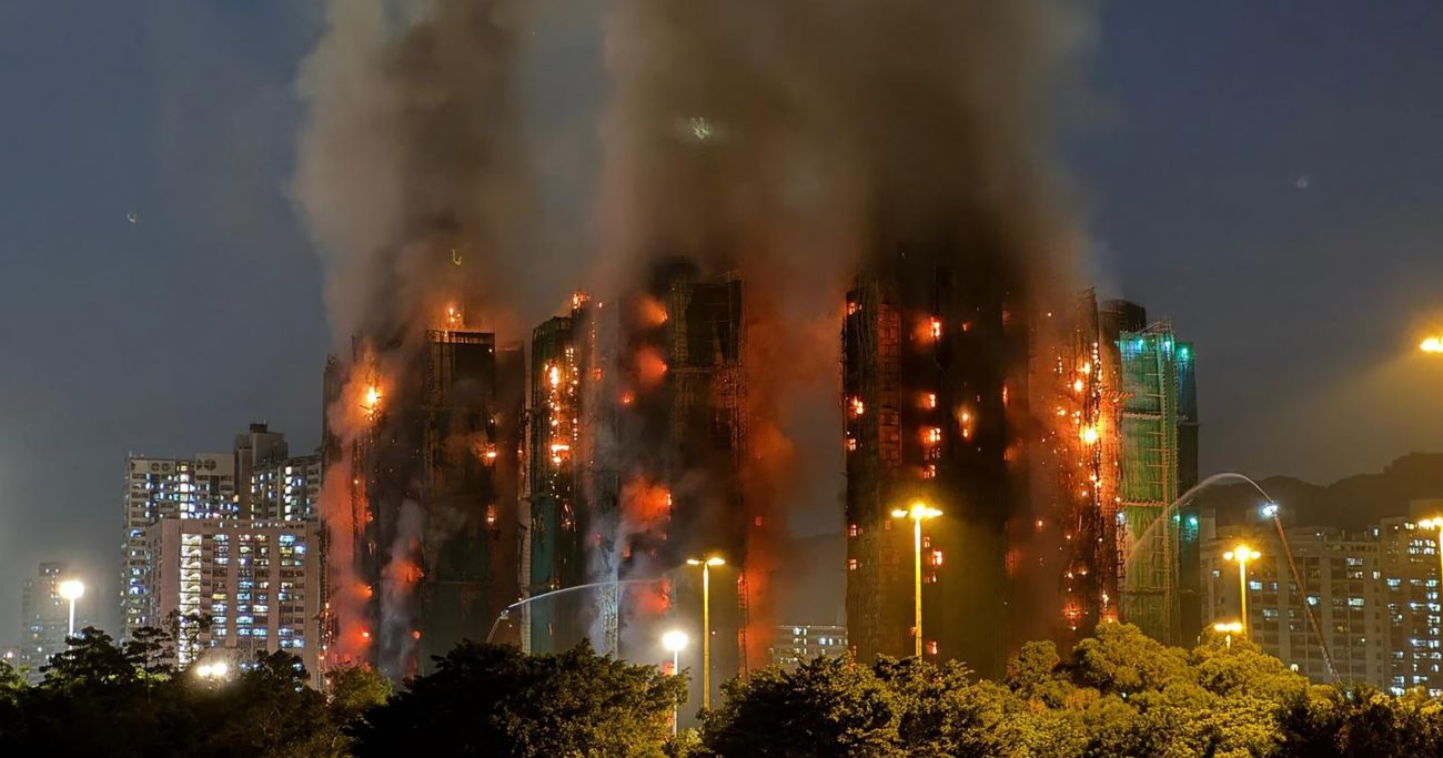 ჰონგ-კონგში გაჩენილი ხანძრის შედეგად დაღუპულთა რაოდენობა 36-მდე გაიზარდა
