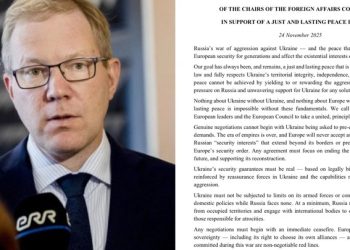 20 ევროპული ქვეყნის საგარეო საქმეთა კომიტეტების ხელმძღვანელები აშშ-ს სამშვიდობო გეგმას განცხადებით ეხმაურებიან