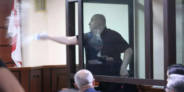 მოსამართლისთვის წყლის შესხმის საქმეზე ნიკა მელიას 1 წლითა და 6 თვით პატიმრობა მიესაჯა