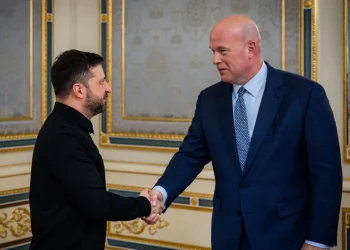 ვოლოდიმირ ზელენსკი ნატო-ში აშშ-ის ელჩს შეხვდა