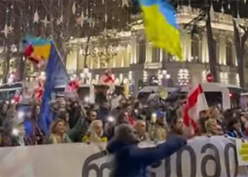 რუსთაველი გადაიკეტა – უწყვეტი პროტესტის 374-ე დღე