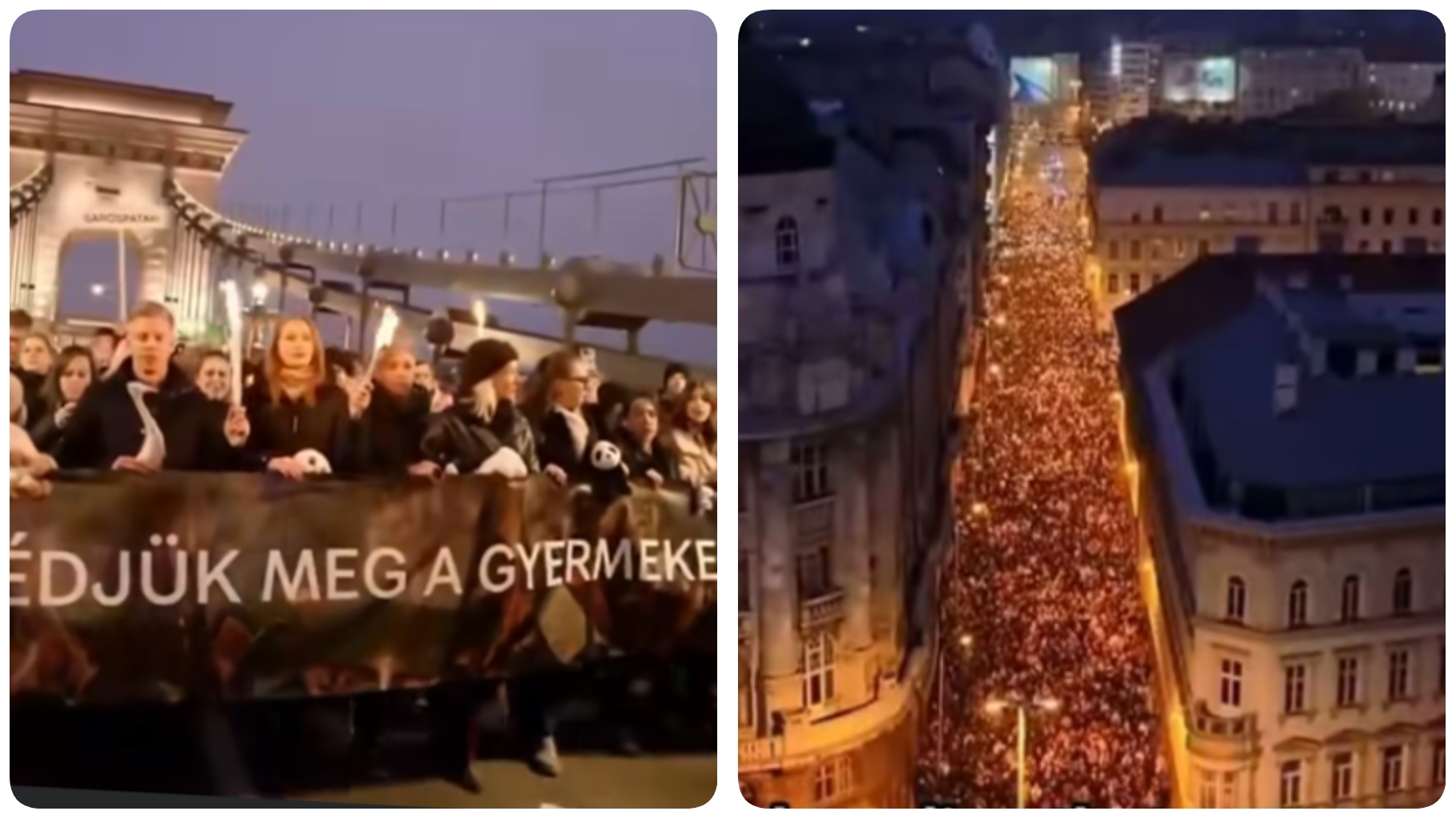 რა ხდება უნგრეთში? – სკანდალური კადრები და ოპოზიციური ლიდერი, ხალხის დიდი მხარდაჭერით – გიორგი კობერიძე