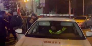 რუსთაველის გამზირზე დავით ასანიძე დააკავეს