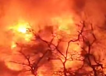 ხანძარი მცხეთის გადასახვევთან