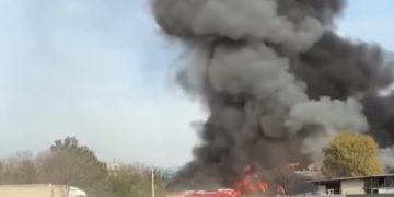 (ვიდეო) – ქუთაისში ხანძარია