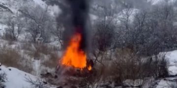 თბილისში მანქანა დაიწვა, დაიღუპა ერთი ადამიანი