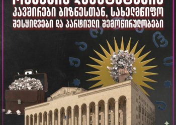 ქართული ოცნების დეპუტატების კავშირები ბიზნესთან, სახელმწიფო შესყიდვები და პარტიული შემოწირულობები – საერთაშორისო გამჭვირვალობა