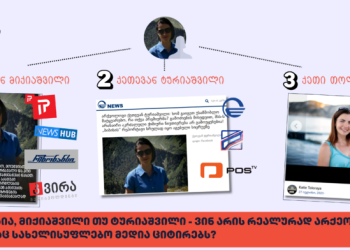 “არქეოლოგი“ ტროლი, რომელმაც 3 გვარი გამოიცვალა – ვის ციტირებენ სამთავრობო მედიები