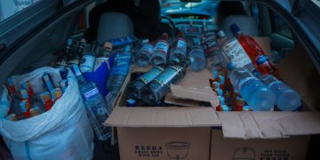 ბრენდული არყების გაყალბების ფაქტზე რუსთავში 2 პირი დააკავეს