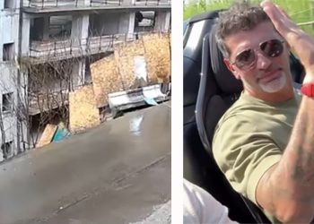 (ვიდეო) – “დროებითი ბარიერის ჩავარდნის კადრები”