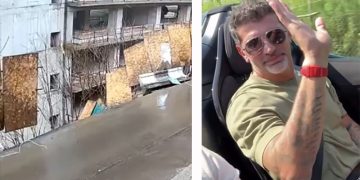 (ვიდეო) – “დროებითი ბარიერის ჩავარდნის კადრები”