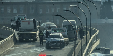 ავარია გმირთა მოედნის ესტაკადაზე – ადგილზე საპატრულო ეკიპაჟებია მობილიზებული