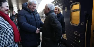 ურსულა ფონ დერ ლაიენი და ანტონიო კოშტა კიევში ჩავიდნენ