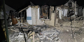 დნეპრზე რუსეთის დარტყმებს ორი ადამიანი ემსხვერპლა