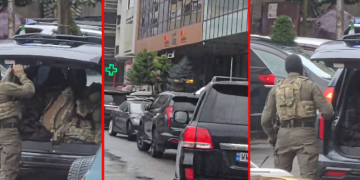 ბათუმში, ჰაიდარ აბაშიძის ქუჩაზე სპეცოპერაციაა