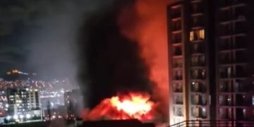 დიდ დიღომში ხანძარია