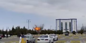 აზერბაიჯანის აეროპორტზე დრონებით განხორციელებული თავდასხმის შედეგად ორი ადამიანი დაშავდა