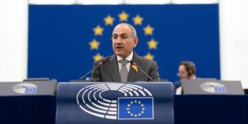 ფაშინიანის თქმით, საქართველოს მხარეს არ მოუთხოვია, რომ ევროპარლამენტში მათზე ესაუბრა