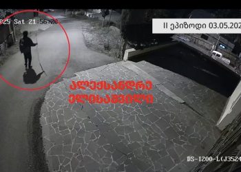 ალეკო ელისაშვილმა 4 მაისსაც წაუკიდა ცეცხლი სასამართლოს შენობას – პროკურატურა ახალ ჩანაწერს აქვეყნებს