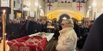 გიული ალასანია პატრიარქის სამძიმარზე