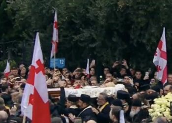 პატრიარქი ილია II სიონის საკათედრო ტაძარში მიასვენეს