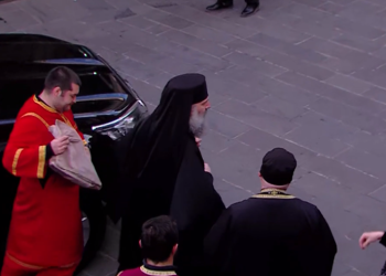 მეუფე შიო სიონის ტაძარში მივიდა