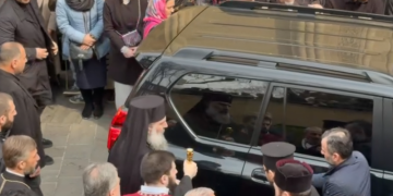 კობახიძე, ყაველაშვილი და მეუფე შიო სიონში არიან – დეტალები