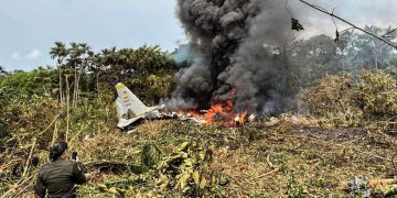 კოლუმბიაში სამხედრო თვითმფრინავის ჩამოვარდა – არიან დაკარგულები და დაშავებულები