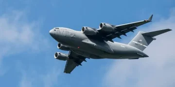 თბილისში აშშ-ს საჰაერო ძალების, სამხედრო თვითმფრინავი დაეშვა