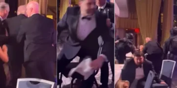 როგორ გაიყვანეს დარბაზიდან ტრამპი და ჯეი დი ვენსი თავდასხმისას – მედიაში ვიდეო კადრები ვრცელდება