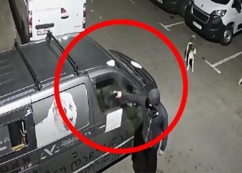 თავდასხმა თამაზ ელიზბარაშვილის ავტომობილზე (ვიდეო)