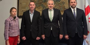 ცესკოს თავმჯდომარე და მდივანი საფრანგეთის რესპუბლიკაში საქართველოს საგანგებო და სრულუფლებიან ელჩს შეხვდნენ