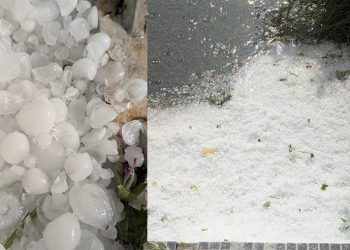 თბილისში ძლიერი სეტყვა იყო