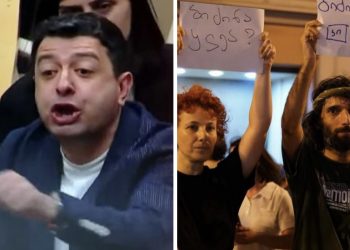 ,, წარაკუების და თქვენი მყრალი მეპატრონეების გასაგონად! ერისკაცს თავი დაანებეთ!” – დიტო სამხარაძე