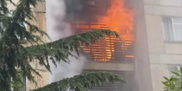 თემქაზე, საცხოვრებელ კორპუსში გაჩენილი ხანძარი ლიკვიდირებულია