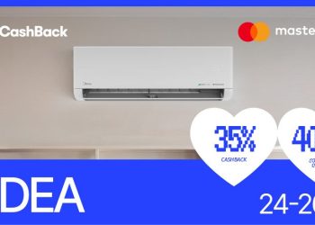 Cashback-ის და Mastercard-ის შეთავაზება Midea-ში