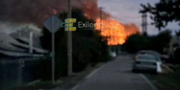 ოკუპირებულ ლუგანსკში უკრაინამ რუსეთის არმიის ლოგისტიკური ჰაბი დაბომბა.